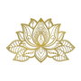 Wallity Lotussa-2 Accesorio Decorativo de Pared Dorado